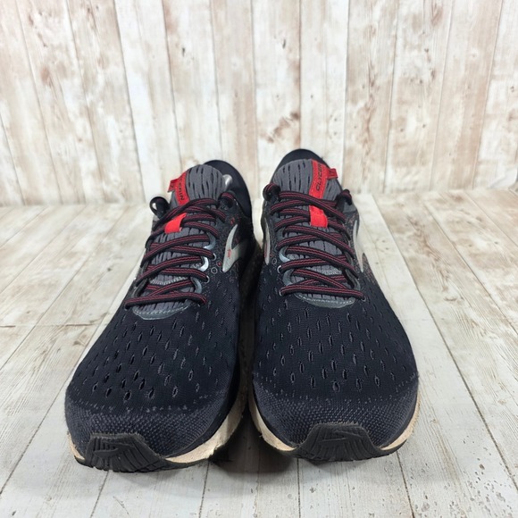 Brooks Glycerin 17 Mens Running Shoes Black Red Silver‎ 1102961D021 Size 12 D main image 5